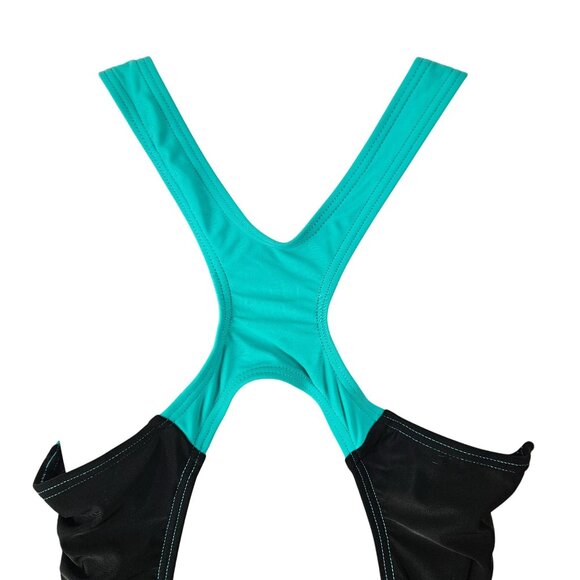 Women's UPF 50+ One-Piece Swimsuit Racerback Padded Size XL Competitive Sports - Picture 6 of 7